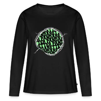 tierschützer spaß animalliberationfront zitat - Frauen Premium Bio Langarmshirt - Schwarz - Vorne - Julia (174cm)