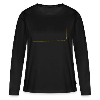 Gamestop share price - Women's Premium Organic Long Sleeve Shirt - black - Front - Julia (174cm)