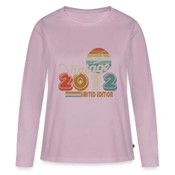 2012 - Women's Premium Organic Long Sleeve Shirt - dusky pink - Front - Julia (174cm)