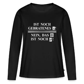 Lustiger Spruch - Physik - Mathe - Chemie - Frauen Premium Bio Langarmshirt - Schwarz - Vorne - Julia (174cm)