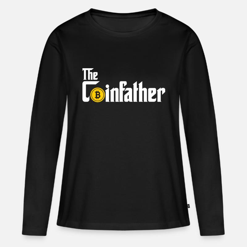 Crypto - Women's Premium Organic Long Sleeve Shirt - black