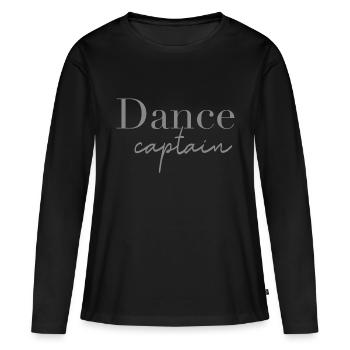 Dance captain - Frauen Premium Bio Langarmshirt - Schwarz - Vorne - Julia (174cm)