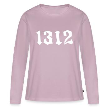 ACAB 1312 Cops - Frauen Premium Bio Langarmshirt - Altrosa - Vorne - Julia (174cm)