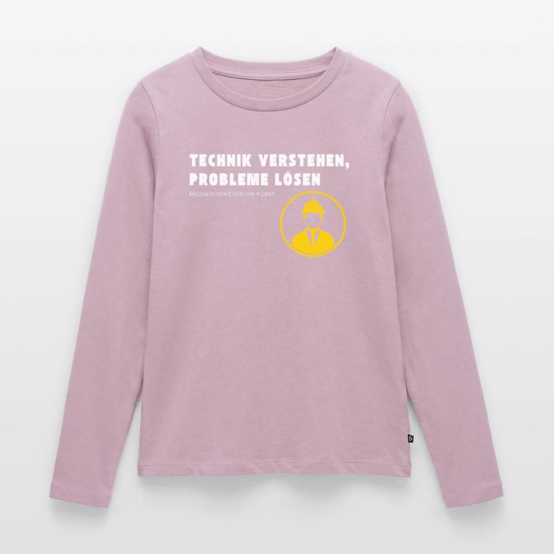 Understanding technology, solving problems Engineering . Women's Premium Organic Long Sleeve Shirt