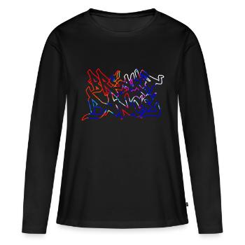 Hip Hop Breakdance Jungs Mädchen Hiphop Bboy BGir - Frauen Premium Bio Langarmshirt - Schwarz - Vorne - Julia (174cm)