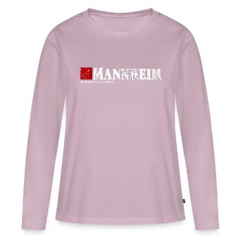 Mannheim my city I love - Women's Premium Organic Long Sleeve Shirt - dusky pink - Front - Julia (174cm)