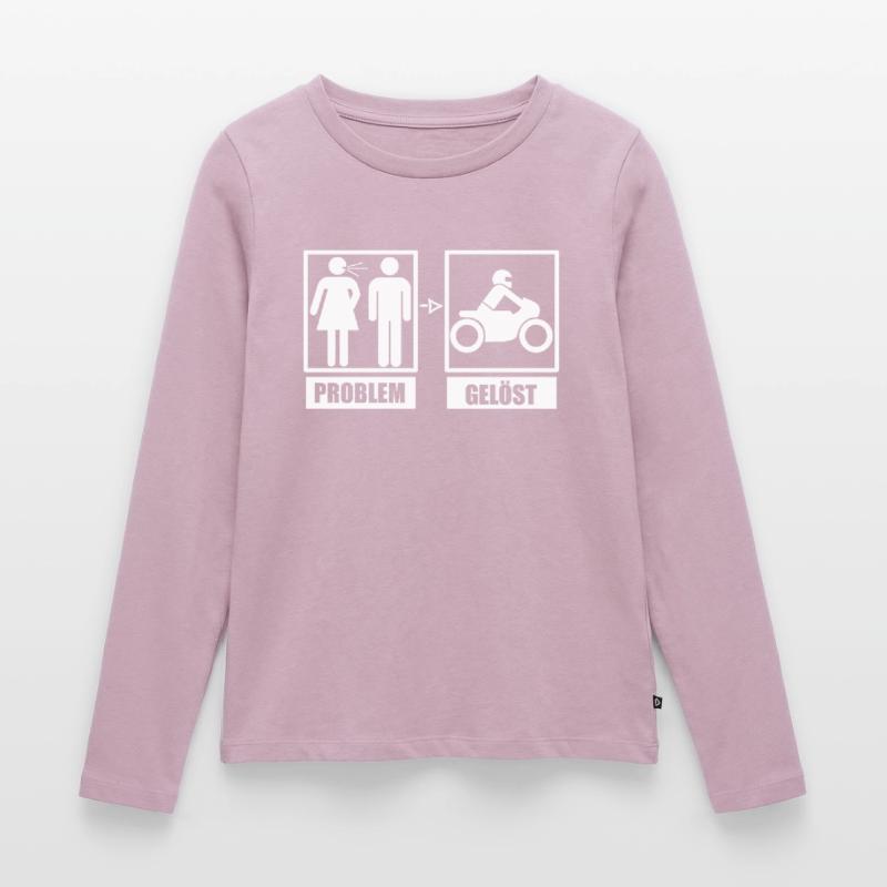 Problem solved motorcycle Women's Premium Organic Long Sleeve Shirt