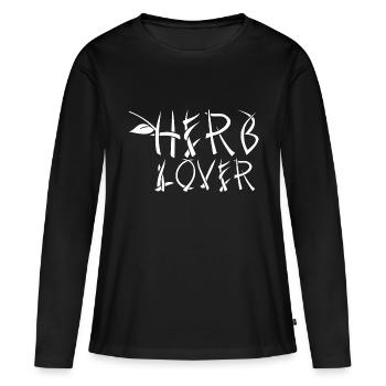 Herbes Amant épice Recueillir épices herbe épices - T-shirt manches longues Premium bio Femme - noir - Devant - Julia (174cm)