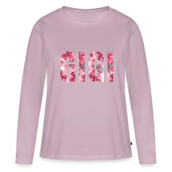 GIGI. GRANDMA - Women's Premium Organic Long Sleeve Shirt - dusky pink - Front - Julia (174cm)