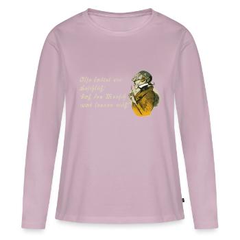 Lehrer - Frauen Premium Bio Langarmshirt - Altrosa - Vorne - Julia (174cm)