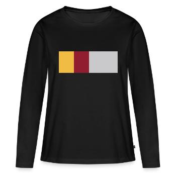 Roma Italy - Women's Premium Organic Long Sleeve Shirt - black - Front - Julia (174cm)