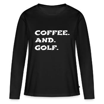 bday chaussures de golf happy cool sports golflove - T-shirt manches longues Premium bio Femme - noir - Devant - Julia (174cm)