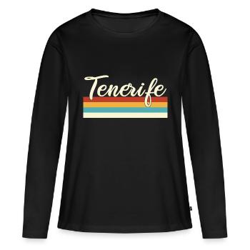 Tenerife Tenerife Iles Canaries Espagne Espana - T-shirt manches longues Premium bio Femme - noir - Devant - Julia (174cm)