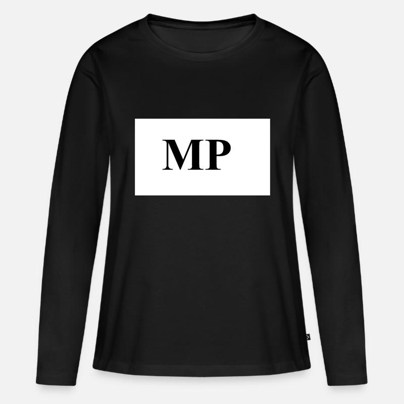 MP Diamond - Frauen Premium Bio Langarmshirt - Schwarz