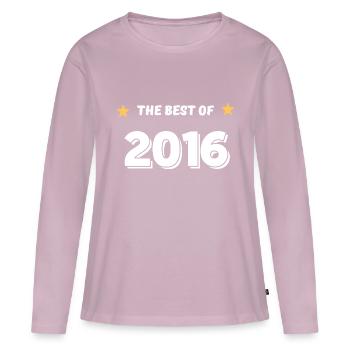 Best of 2016 - Women's Premium Organic Long Sleeve Shirt - dusky pink - Front - Julia (174cm)
