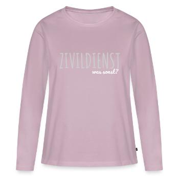 Zivildienst Sanitaeter Zivi Rettung Shirt Geschenk - Frauen Premium Bio Langarmshirt - Altrosa - Vorne - Julia (174cm)