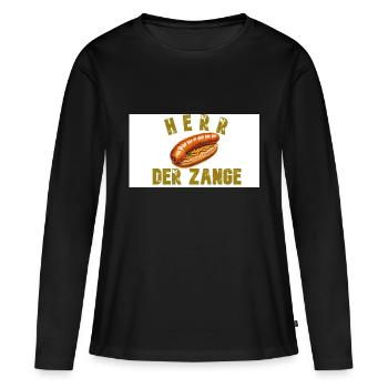 Herr der Zange - Frauen Premium Bio Langarmshirt - Schwarz - Vorne - Julia (174cm)