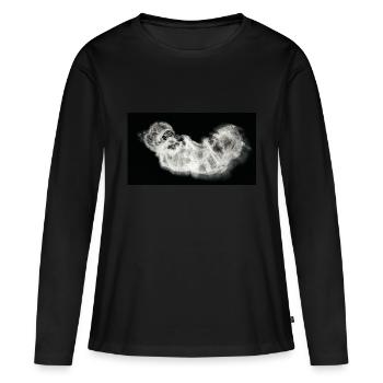 Nocturnal/Lost [First] - Women's Premium Organic Long Sleeve Shirt - black - Front - Julia (174cm)