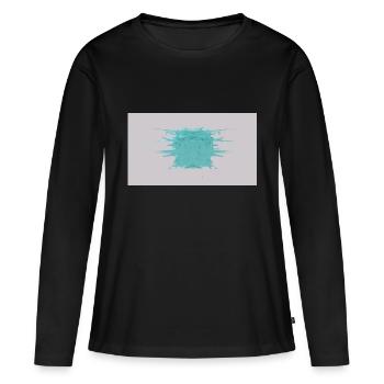 Cube d’éclat - T-shirt manches longues Premium bio Femme - noir - Devant - Julia (174cm)