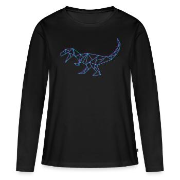 Neon raptor - Women's Premium Organic Long Sleeve Shirt - black - Front - Julia (174cm)