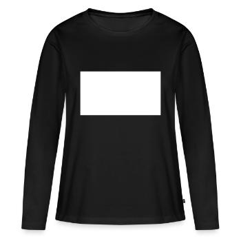 Rectangle - Women's Premium Organic Long Sleeve Shirt - black - Front - Julia (174cm)