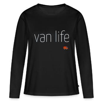 van life - Women's Premium Organic Long Sleeve Shirt - black - Front - Julia (174cm)