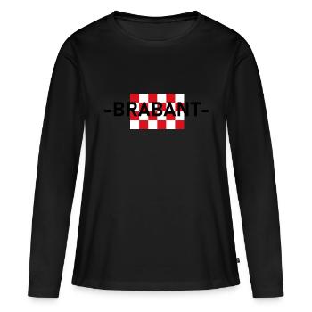 BRABANT PRINT WITH FLAG - Women's Premium Organic Long Sleeve Shirt - black - Front - Julia (174cm)