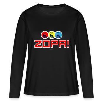 Zopa - 2024 - Women's Premium Organic Long Sleeve Shirt - black - Front - Julia (174cm)