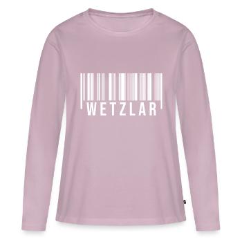 Wetzlar Westerwald - Frauen Premium Bio Langarmshirt - Altrosa - Vorne - Julia (174cm)