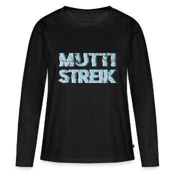 Mother's strike vs pubescent children - Women's Premium Organic Long Sleeve Shirt - black - Front - Julia (174cm)