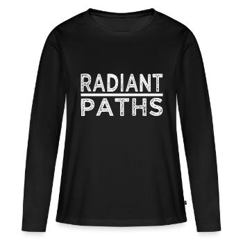 journey of growth journey quotes sunshine - Women's Premium Organic Long Sleeve Shirt - black - Front - Julia (174cm)