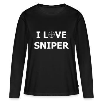 Jeu PC de jeu - T-shirt manches longues Premium bio Femme - noir - Devant - Julia (174cm)