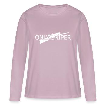 Game Gaming PC - Frauen Premium Bio Langarmshirt - Altrosa - Vorne - Julia (174cm)