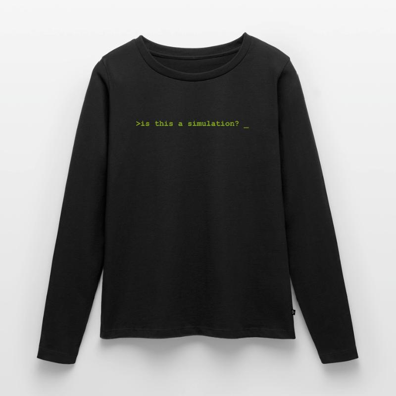 Is this a simulation Programming Computer Science Women's Premium Organic Long Sleeve Shirt