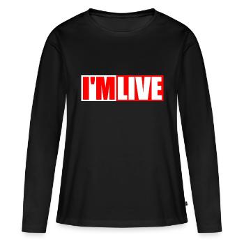 Live Streamer Stream Livestream irl Streams - Women's Premium Organic Long Sleeve Shirt - black - Front - Julia (174cm)