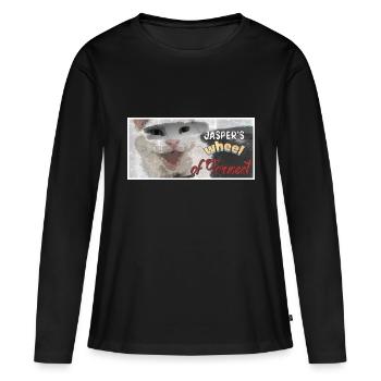 La roue du tourment de Jasper - T-shirt manches longues Premium bio Femme - noir - Devant - Julia (174cm)