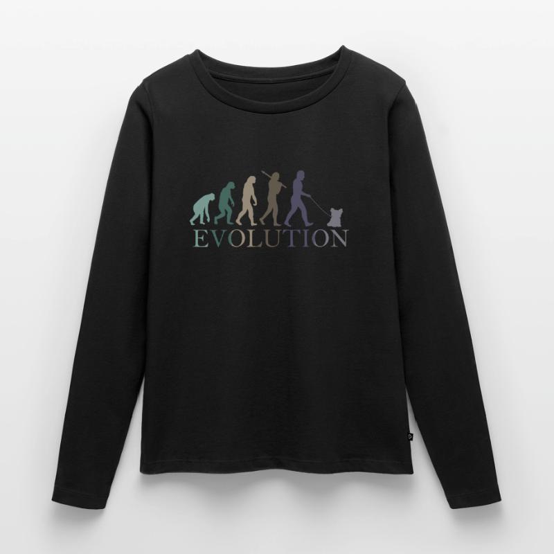 Yorkshire terrier EVOLUTION T-shirt manches longues Premium bio Femme