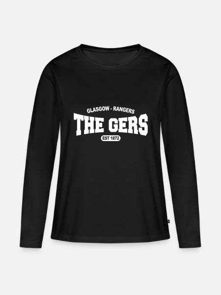GLASGOW the Gers - Women's Premium Organic Long Sleeve Shirt - black