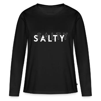 Planche de surf Surfer Sports nautiques - T-shirt manches longues Premium bio Femme - noir - Devant - Julia (174cm)