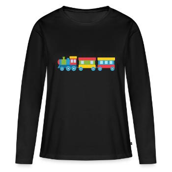 Railroad toys - Women's Premium Organic Long Sleeve Shirt - black - Front - Julia (174cm)