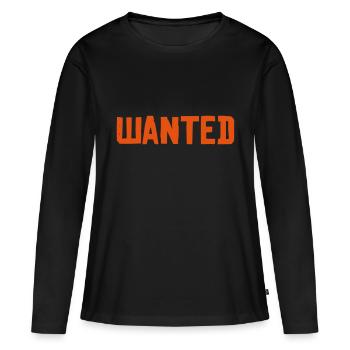 Wanted Red Dead Redemption - T-shirt manches longues Premium bio Femme - noir - Devant - Julia (174cm)