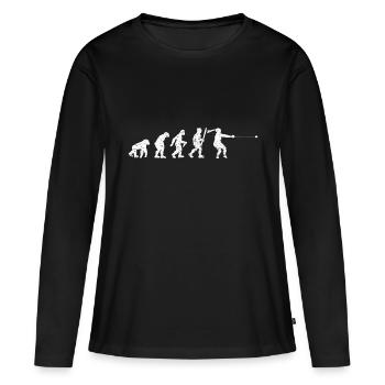 Hammer Throw Athlete Hammer Throw Hammer Throw Hammer Throw - Women's Premium Organic Long Sleeve Shirt - black - Front - Julia (174cm)