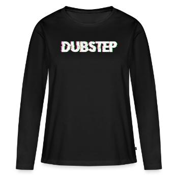 Dubstep - Frauen Premium Bio Langarmshirt - Schwarz - Vorne - Julia (174cm)
