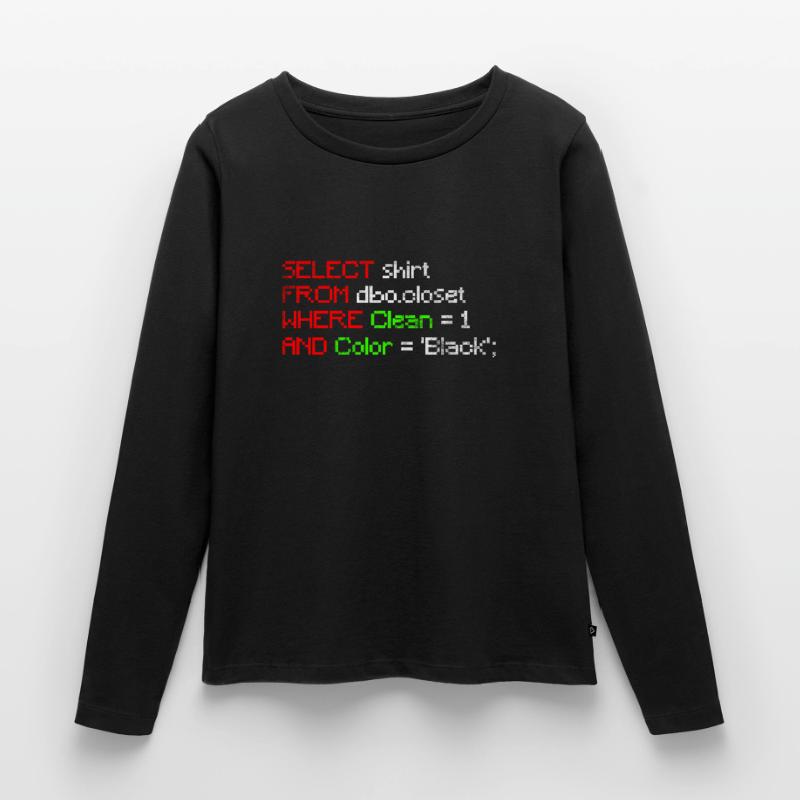 Programmer Nerd Geek Computer Women's Premium Organic Long Sleeve Shirt