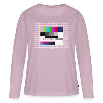 TV Testimony retro 80s costume - Women's Premium Organic Long Sleeve Shirt - dusky pink - Front - Julia (174cm)