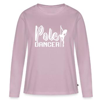 Pole Dance - Frauen Premium Bio Langarmshirt - Altrosa - Vorne - Julia (174cm)