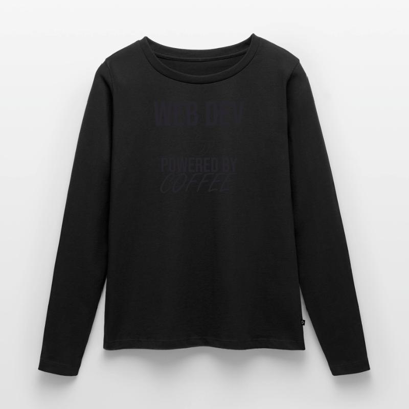 "Web Developer Coffee | Webentwickler" Frauen Premium Bio Langarmshirt