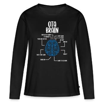 Occupational Therapy Assistant OTA Appreciation - Women's Premium Organic Long Sleeve Shirt - black - Front - Julia (174cm)