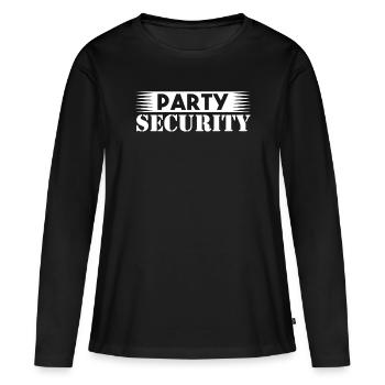 Party Security Security Security Guard - Women's Premium Organic Long Sleeve Shirt - black - Front - Julia (174cm)