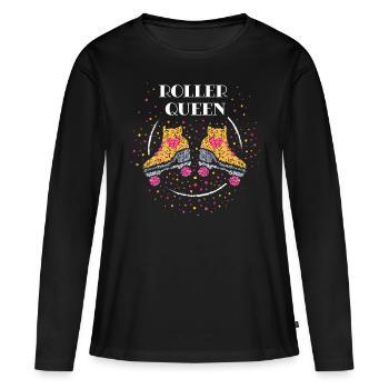 Roller Skates Roller Skating Roller Skate - Women's Premium Organic Long Sleeve Shirt - black - Front - Julia (174cm)